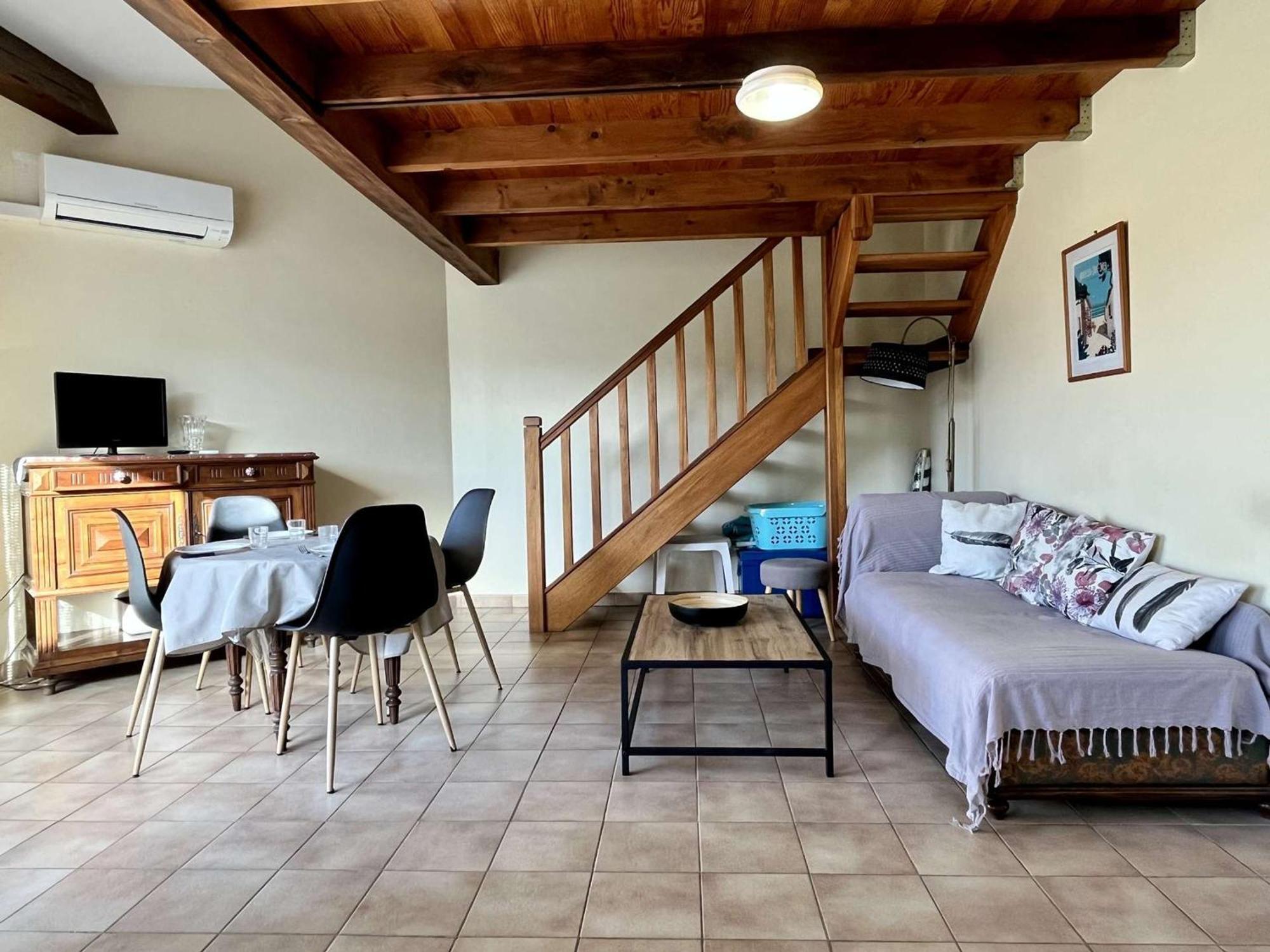 4 Pers, Calme, Proche Mer, Parking Prive, Clim, Loggia, Incluant Menage Fin De Sejour - Fr-1-225-763 Apartment Argelès-sur-Mer